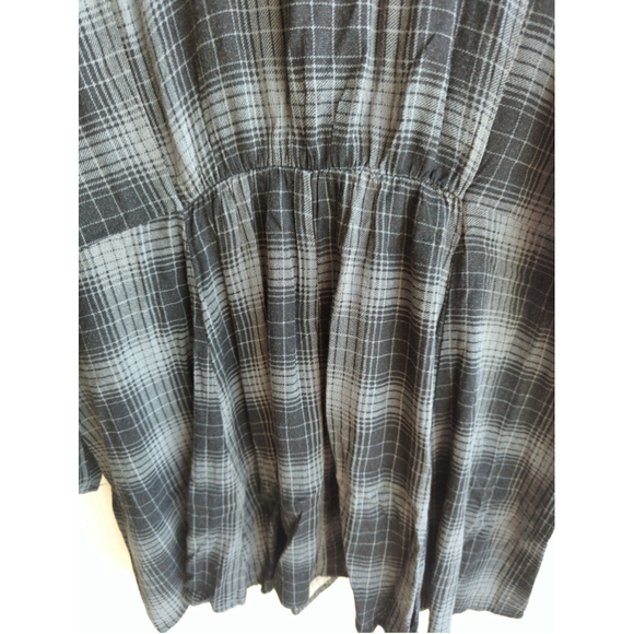 Torrid Fit And Flare Slub Button-Front Top Womens Sz 2 Fairy Y2K Dark Academia - Picture 9 of 12